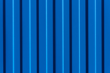 Texture of blue corrugated metal