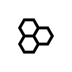 Fototapeta premium honeycomb icon design vector logo template EPS 10