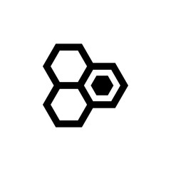 Fototapeta premium honeycomb icon design vector logo template EPS 10