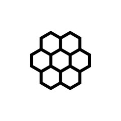 honeycomb icon design vector logo template EPS 10