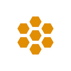 honeycomb icon design vector logo template EPS 10