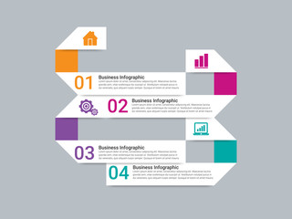 Vector Infographic thin line design with icons and options or steps. Infographics for business concept. banner, workflow layout, process diagram, flow chart, info graph