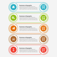 vector illustration Infographic design template with icons and  options or steps. Can be used for process, presentations, layout, banner,info graph.
