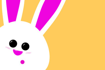 Easter concept background with copy space. Holiday concept with place for text inscription. Template for banner, card, poster. Vector EPS10 illustration.