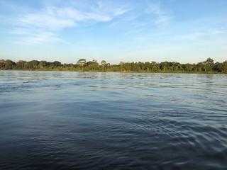 landscape with lake and sky