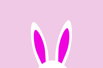 Easter concept background with copy space. Holiday concept with place for text inscription. Template for banner, card, poster. Vector EPS10 illustration.