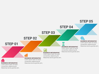 Abstract infographics number options template. Vector illustration. Can be used for workflow layout, diagram, business step options, banner, web design.