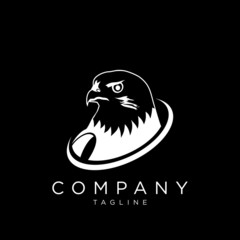 eagle logo design vector