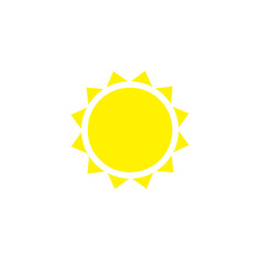 sun icon design vector logo template EPS 10
