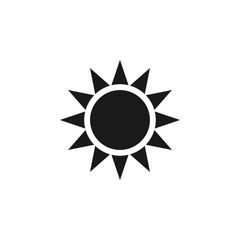 sun icon design vector logo template EPS 10