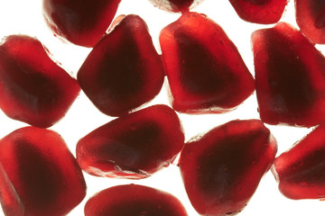 The seeds of pomegranate (Punica granatum)