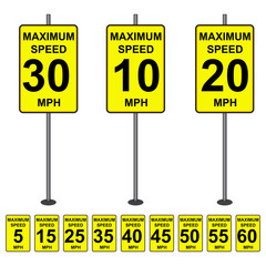 maximum speed icon design vector logo template EPS 10
