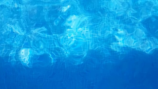 swimming pool surface caustics ripple like sea water and flow with waves movement background