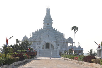 architecture marble temple of buddha in chennai
