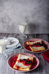 Cheese blintzes crepes