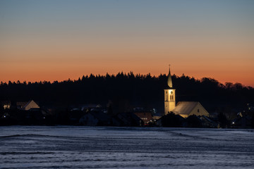 Rußberg bei Tuttlingen Morgenstimmung