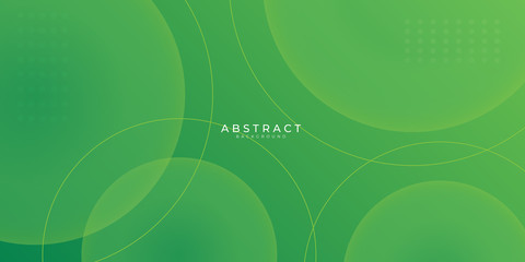 Modern green web header abstract background. Vector illustration design