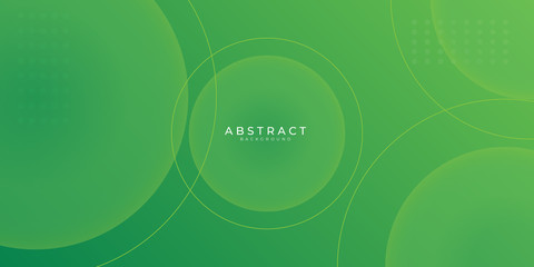 Modern green web header abstract background. Vector illustration design