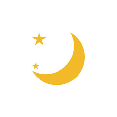 month icon design vector logo template EPS 10