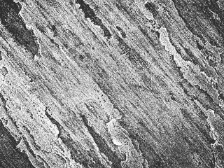 Distress old cracked concrete vector texture. EPS8 illustration. Black and white grunge background.