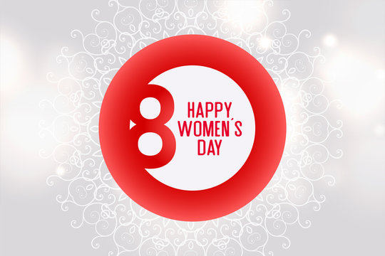 international womens day celebration background design template
