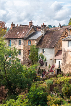 Medieval terrace house in the village of Gargilesse-Dampierre, Indre, France