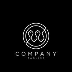 fish restaurant logo design vector
