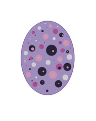 egg easter purple dots april 