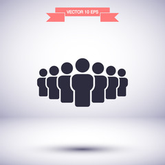 Vector people icon design 10 eps illustration business