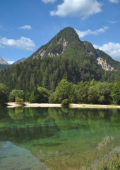 Naklejka na ściany i meble Jasna-See im Triglav,Nationalpark,Slowenien