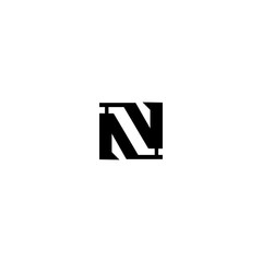 NN N Letter Logo Design Vector Template