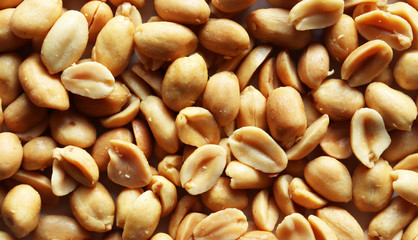 Photography of peanut pattern for food background