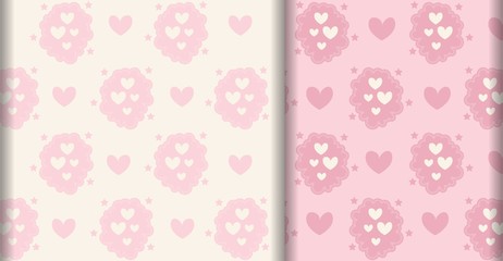 abstract cute seamless pattern background