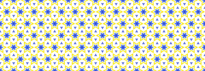 Islamic  ornament pattern design use for fashion design, decor, scrapbooking, fabric, ceramic, napkin print. Traditional Arabian style, blue  geometry of vintage mosaic .