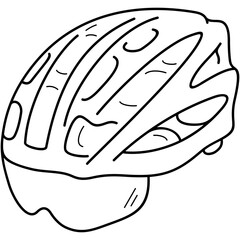 Cycling helmet with detachable goggles