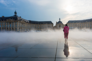 Miroir d'eaux sous la brume