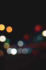 Abstract city bokeh light