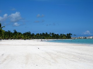 Fototapeta na wymiar Sunny Beach, Caribbean, Dominican Republic