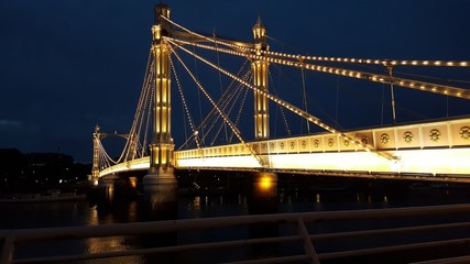 bridge at night London