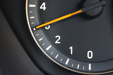 Fototapeta premium Vehicle tachometer at 3