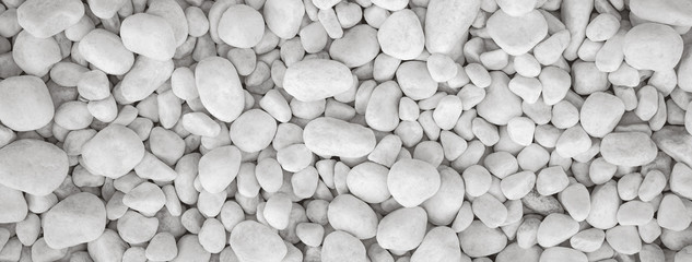 Fototapety  White pebbles stone for background.