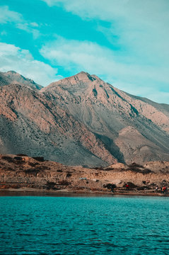 Dhumba Lake and deserted Hills
