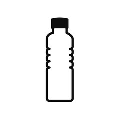 Bottle icon vector logo template flat trendy