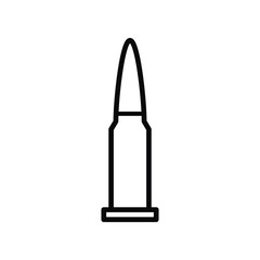 Bullet icon flat style illustration