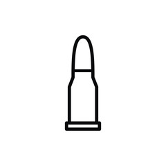 Bullet icon flat style illustration