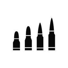 Bullet icon flat style illustration