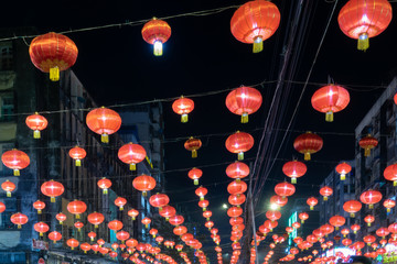 Chinese New Year Celebrations in Chinatown, downtown Yangon