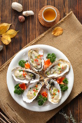 Delicious Chinese seafood is delicate and delicious