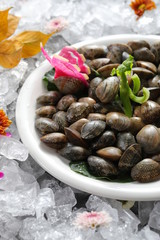 Delicious Chinese seafood, fresh and delicious