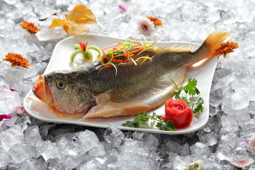 Delicious Chinese seafood, fresh and delicious